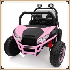 Garvee 24V 2-Seater Ride-On UTV For Kids, 400W Electric Car With Remote, LED Lights, Music, Metal Frame, Four-Wheel Suspension -Garvee GUEST 73bf2917 30c6 4607 a99e 8b6c0fe68194