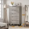 Freestanding Elegant Tall Storage Dressers With 5 Ample Drawer Space -Garvee GUEST 7513c451 586b 4cf4 b9ad 2eb44df22805