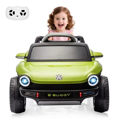12V Ride On Car For Kids,Licensed Volkswagen Beetle,Electric Vehicle ,Battery Powerd Toy Car With Remote Control, LED Headlights, Horn, Music 9 12V Ride On Car For Kids,Licensed Volkswagen Beetle,Electric Vehicle ,Battery Powerd Toy Car With Remote Control, LED Headlights, Horn, Music - Image 7