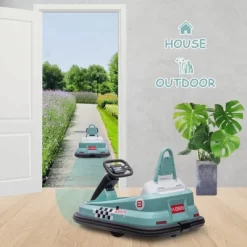 6V Kids Ride-On Bumper Car For Toddlers (Ages 3-6) – 360° Spin, Lights, Music, Horn & Safety Belt -Garvee GUEST 77ee5876 a9d3 40de b590 3fa9b6501c06