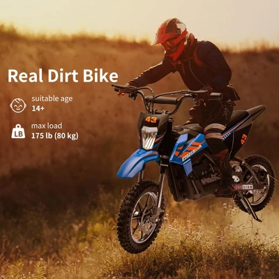 36V Electric Dirt Bike For Kids, Ride On Motorcycle 350W Brushless Motor Fast Speed 15.5MPH 8 36V Electric Dirt Bike For Kids, Ride On Motorcycle 350W Brushless Motor Fast Speed 15.5MPH - Image 6