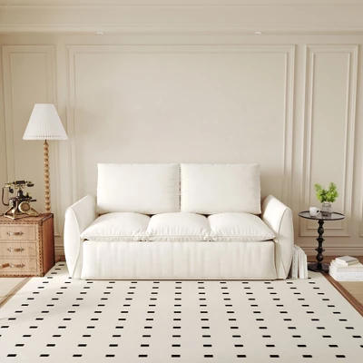 70.9" Pull-Out Sofa Bed, Convertible Sleeper Sofa With Pillow, 3 Seat Velvet Sleeper Couch, Loveseat Sleeper Sofa For Living Room Bedroom 10 70.9" Pull-Out Sofa Bed, Convertible Sleeper Sofa With Pillow, 3 Seat Velvet Sleeper Couch, Loveseat Sleeper Sofa For Living Room Bedroom - Image 8