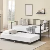 Garvee Twin Metal Daybed And Trundle, Sofa Bed - Room & Joy