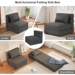 Modern Convertible Sleeper Chair With Upgraded Pillow, Foldable Memory Foam Sleepers, Comfy Floor Sofa 13 Modern Convertible Sleeper Chair With Upgraded Pillow, Foldable Memory Foam Sleepers, Comfy Floor Sofa -Garvee GUEST 7b471d11 60a1 4c13 9dd3 9002ccbc83f9