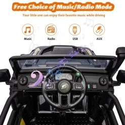 24V Ride-On Truck Car For Kids With Parent Remote Control – 3 Speeds, 4-Wheel Suspension, LED Lights, Music/MP3 Player & Safety Belt -Garvee GUEST 7c57c135 c4eb 45c0 b425 78c9c956da2d