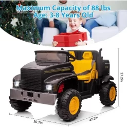 Garvee Kids Ride On Truck Car, 24V Powered Electric Vehicle Truck For Kids With Remote Control, Led Light, Music, Horn, High Low Speed -Garvee GUEST 7c705736 7183 4c93 a32f c9bf44467336