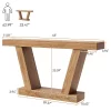 63-Inch Long Console Table, Wooden Sofa Narrow Entryway Table 1 63-Inch Long Console Table, Wooden Sofa Narrow Entryway Table -Garvee GUEST 7c70ddaa e845 43b3 892b cca82db1f55f