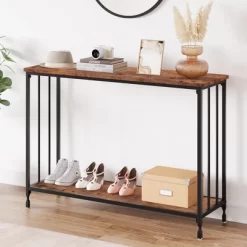 Narrow Console Table, Small Entryway Table With Engineered Wood Shelf And Metal Frame 13 Narrow Console Table, Small Entryway Table With Engineered Wood Shelf And Metal Frame -Garvee GUEST 7ca2e1cf 7b0e 4437 8d55 c2eeccec1c8d