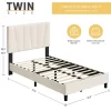 Twin/Full/Queen/King Size Bed Frame With Adjustable Headboard -Garvee GUEST 8005692d 914a 4a86 9d23 9217831e30a6