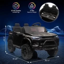 24V 2-Seater Kids Ride On Truck Electric Car For Toddlers Battery Powered Ride On Toy With Remote Control 16 24V 2-Seater Kids Ride On Truck Electric Car For Toddlers Battery Powered Ride On Toy With Remote Control -Garvee GUEST 80c79478 f002 4fdc 8a2b ef16ac6ab883