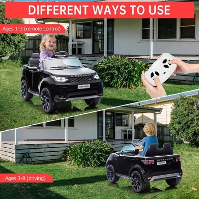 Garvee 12V Kids Electric Ride-On Car With Remote – Land Rover Licensed Toy Vehicle With LED Lights, Music, Seatbelt & Dual Motors 5 Garvee 12V Kids Electric Ride-On Car With Remote – Land Rover Licensed Toy Vehicle With LED Lights, Music, Seatbelt & Dual Motors - Image 3