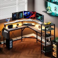 L Shaped Gaming Desk With Power Outlet & Led Lights, L-Shaped Corner Computer Desks Gaming Desk 16 L Shaped Gaming Desk With Power Outlet & Led Lights, L-Shaped Corner Computer Desks Gaming Desk -Garvee GUEST 877438b8 988d 407a b8cc 3d27c8a31bca