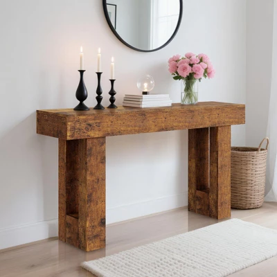 63" Console Table, Farmhouse Narrow Entryway Table , Long Sofa Table, Console Tables For Entryway 7 63" Console Table, Farmhouse Narrow Entryway Table , Long Sofa Table, Console Tables For Entryway - Image 5