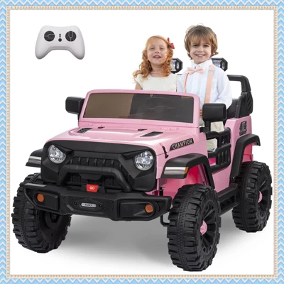 24V 2 Seater Ride On Toys For Kids, Ride On Truck With Remote Control, Bluetooth,2X200W Powerful Motors, Lights, Powered Wheels For Boys Girls 12 24V 2 Seater Ride On Toys For Kids, Ride On Truck With Remote Control, Bluetooth,2X200W Powerful Motors, Lights, Powered Wheels For Boys Girls - Image 10