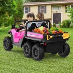 Garvee 24V 4WD 6-Wheel Ride On Dump Truck For Kids, 2-Seater Electric Truck With Remote Control, Motorized Dump Bed, Shovel, LED Lights & Music 20 Garvee 24V 4WD 6-Wheel Ride On Dump Truck For Kids, 2-Seater Electric Truck With Remote Control, Motorized Dump Bed, Shovel, LED Lights & Music -Garvee GUEST 8a6dbd5a 4e5f 4583 9862 abe5fe2cf203