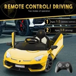 12V Kids Electric Car With Remote Control, LED Lights & Sound System 18 12V Kids Electric Car With Remote Control, LED Lights & Sound System -Garvee GUEST 8a998061 1011 428d a947 875e02610256