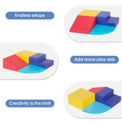 4-Piece Set Climbing Toys For Toddlers 1-3 And Climb Foam Play Set Babies Foam Blocks Toddler Climbing Toys For Crawling Climbing And Sliding -Garvee GUEST 8be3d328 f3c7 41e6 9eda 66fdd7e47d44