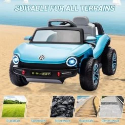 12V Ride On Car For Kids,Licensed Volkswagen Beetle,Electric Vehicle ,Battery Powerd Toy Car With Remote Control, LED Headlights, Horn, Music 14 12V Ride On Car For Kids,Licensed Volkswagen Beetle,Electric Vehicle ,Battery Powerd Toy Car With Remote Control, LED Headlights, Horn, Music -Garvee GUEST 8c6faa81 8cc8 4721 98a2 5f10ef599c70 1