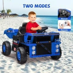 Ride On Dump Truck, 12 Volt Ride On Toys With Electric Dump Bed, Electric Car For Kids With Remote Control, Shoel, LED Lights, Musci Player 13 Ride On Dump Truck, 12 Volt Ride On Toys With Electric Dump Bed, Electric Car For Kids With Remote Control, Shoel, LED Lights, Musci Player -Garvee GUEST 8c89a4d8 3b3f 4b01 b71d 3af1edd471c6