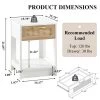 Rattan Nightstand, Modern End Table With Drawer, Nightstand Side Table With Accessories For Living Room Bedroom 2 Rattan Nightstand, Modern End Table With Drawer, Nightstand Side Table With Accessories For Living Room Bedroom -Garvee GUEST 8e5282ff 1f5e 43ff ad82 c1317fe2e0df