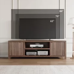 Garvee 70" TV Stand Entertainment Center With Storage, Fluted Door And Gold Handle, Wooden Media Console Cabinet For Living Room, Bedroom 13 Garvee 70" TV Stand Entertainment Center With Storage, Fluted Door And Gold Handle, Wooden Media Console Cabinet For Living Room, Bedroom -Garvee GUEST 8e6438ff f1ea 446d bbd3 98ec42e9b4ac