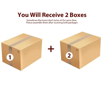 Garvee Counter Height Dining Table For 4-6, Farmhouse Tall Wooden Rectangular Bar Kitchen Table With Wine Rack Shelves 4 Garvee Counter Height Dining Table For 4-6, Farmhouse Tall Wooden Rectangular Bar Kitchen Table With Wine Rack Shelves - Image 2