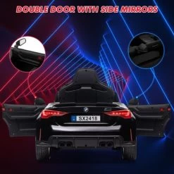 12V Electric Ride On Car, Sports Car For Kids Electric Vehicle, Power Wheels For Boys Girls, With Suspension System