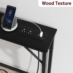 Whizmax 39.3" Narrow Sofa Table With Outlets, Skinny Console Table With Storage, Slim Behind Couch Table For Living Room, Entryway, Hallway, Foyer 16 Whizmax 39.3" Narrow Sofa Table With Outlets, Skinny Console Table With Storage, Slim Behind Couch Table For Living Room, Entryway, Hallway, Foyer -Garvee GUEST 8f58c41f 5d67 469b a074 b2a3c2853e23