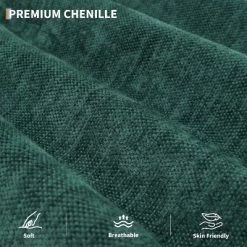 89" Chenille Futon Sofa Bed, Modern Convertible Sleeper Couch With Adjustable Backrest & Armrests, 3-Seat Sofa With 2 Pillows For Apartment -Garvee GUEST 90143e48 41b3 478d b554 8299dc9c1b0b