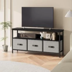 Dresser TV Stand, Entertainment Center With Storage, 55 Inch TV Stand For Bedroom Small TV Stand Dresser With Drawers And Shelves For Living Room 19 Dresser TV Stand, Entertainment Center With Storage, 55 Inch TV Stand For Bedroom Small TV Stand Dresser With Drawers And Shelves For Living Room -Garvee GUEST 90f76218 f8bd 47b1 91af 4b66c2748c5e
