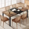 Industrial Dining Table For 6~8 People, 78.7" Long Kitchen Table,Wood Dining Table, Kitchen & Dining Room Table, Rectangle Dining Room Table For 6 2 Industrial Dining Table For 6~8 People, 78.7" Long Kitchen Table,Wood Dining Table, Kitchen & Dining Room Table, Rectangle Dining Room Table For 6 -Garvee GUEST 91797a92 f2e8 4d5a 973d 65e744c7d3ff
