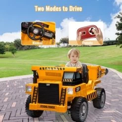 12V Ride On Dump Truck For Kids With Parental Remote Control 4-Wheeler Toy Electric Car 23 12V Ride On Dump Truck For Kids With Parental Remote Control 4-Wheeler Toy Electric Car -Garvee GUEST 9345869e f999 444a 9b23 ae380e51458c