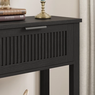 Farmhouse Entryway Table,43 Inch Wood Console Table With 2 Drawers,2 Tier Sofa Table With Storage For Living Room, Foyer Tables For Entryway 7 Farmhouse Entryway Table,43 Inch Wood Console Table With 2 Drawers,2 Tier Sofa Table With Storage For Living Room, Foyer Tables For Entryway - Image 5