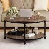 Whizmax Round Coffee Table For Living Room Rustic Center Table With Storage Shelf 1 Whizmax Round Coffee Table For Living Room Rustic Center Table With Storage Shelf -Garvee GUEST 949ab4e2 561f 4d6d b9d3 222aa7fd7dd6