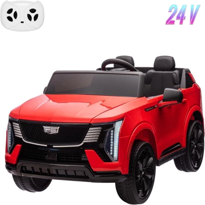 Garvee 24V 2-Seater Ride On Car For Kids, Licensed Cadillac Electric Truck With Remote Control, LED Lights, Music, Battery Powered Ride On Toy 13 Garvee 24V 2-Seater Ride On Car For Kids, Licensed Cadillac Electric Truck With Remote Control, LED Lights, Music, Battery Powered Ride On Toy - Image 11