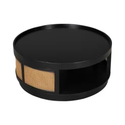 36.8'' Modern Round Coffee Table, 2 Tier Wooden Center Table With PE Rattan Side, Accent Cocktail End Table For Living Room Bedroom Office 15 36.8'' Modern Round Coffee Table, 2 Tier Wooden Center Table With PE Rattan Side, Accent Cocktail End Table For Living Room Bedroom Office -Garvee GUEST 95d1f761 5604 4d86 9fc5 0665de0b6b5d