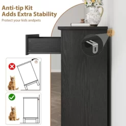 Garvee 5 Dresser For Bedroom, 41.3" Tall Drawer Dresser With Storage Freestanding, Wooden Closet Storage Chest For Living Room, Bedroom 18 Garvee 5 Dresser For Bedroom, 41.3" Tall Drawer Dresser With Storage Freestanding, Wooden Closet Storage Chest For Living Room, Bedroom -Garvee GUEST 95f5fdf4 3916 41dd 8ec6 d98f93e9a562