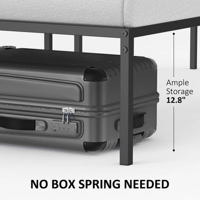 Full Metal Platform Bed Frame With Storage Drawers Steel Slat Support - No Box Spring Needed, Mattress Foundation, Heavy Duty, Easy Assembly 5 Full Metal Platform Bed Frame With Storage Drawers Steel Slat Support - No Box Spring Needed, Mattress Foundation, Heavy Duty, Easy Assembly - Image 3