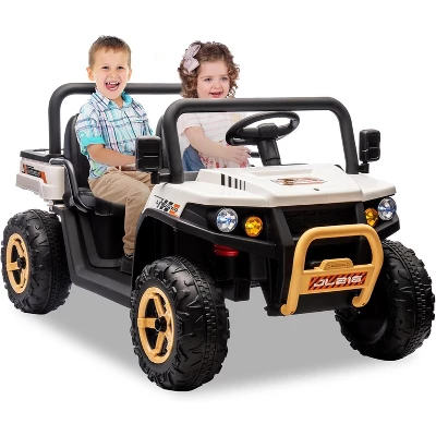 24V Ride On Dump Truck, 2 Seater Electric Ride On Car Toy For Kids 9 24V Ride On Dump Truck, 2 Seater Electric Ride On Car Toy For Kids - Image 7
