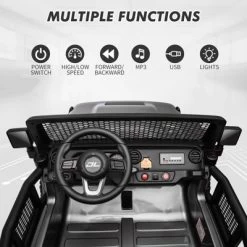 Kids Ride On Truck, 24V 2 Seater, Electric Vehicle For Toddlers, Switchable 2WD/4WD Ride On Car Toy, With RC, Trunk Storage -Garvee GUEST 9874c5a8 2fae 4d62 9153 6e2933eea8b8