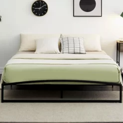 Low Bed Frame, 6 Inch California King Size Metal Platform Bed Frame With Arch Design, Heavy Duty Bed Frame, No Box Spring Needed, Black 10 Low Bed Frame, 6 Inch California King Size Metal Platform Bed Frame With Arch Design, Heavy Duty Bed Frame, No Box Spring Needed, Black -Garvee GUEST 98d39e88 bcd3 45b4 9f54 ee2d1fa8884b