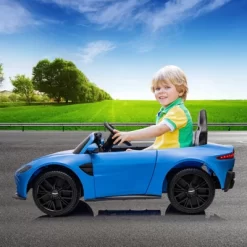 12V Ride On Sports Car For Kids, Licensed Aston Martin Battery Powered Car Toddles, Ride On Toy With RC, Horn, Soft Start -Garvee GUEST 98f49eac e5c3 487a bc6d 664a57987cef