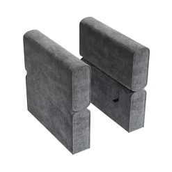 Chenille Reversible Sectional Sofa, 9-Seater Modular Sectional Sofa, U-Shape Modular Couch Storage Seats Ottomans With Chaise