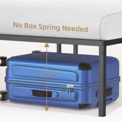 Whizmax 14 Inch Bed Frames No Box Spring Needed, Black Metal Bed Frame, Platform Bed Frame, Noise Free, Easy Assembly -Garvee GUEST 9af1f4b9 a0fb 4acb 8fa0 c49a3870595e