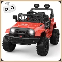 Garvee 12V Ride On Truck For Kids, Battery-Powered Car With Remote Control, Music, LED Lights & Suspension, For Ages 2-5 -Garvee GUEST 9b12244f 13fb 4527 bd3c d7db4cefbcb4