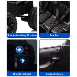 Licensed Toyota Land Cruiser 24V Ride-On Car For Kids, 2 Seater Electric Truck With Remote Control, 2WD/4WD Ride On Toys With Music, LED Lights -Garvee GUEST 9b41b083 08fa 4c27 b7e6 d29eb7bfabda