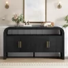 59" Entryway Console Table With Storage, Wooden Sideboard Buffet Cabinet, Behind Couch Table, Sofa Foyer Table For Entryway Hallway Living Room -Garvee GUEST 9ba18f7f e6cc 4263 8396 ceef3261fd61