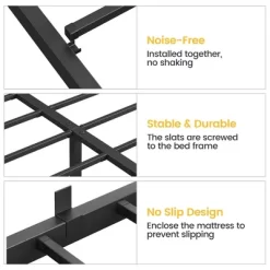 Garvee 14 Inch Twin/Full/Queen Bed Frame With Storage,Metal Platform Twin Bed Frame No Box Spring Needed Steel Slat Support Easy Assembly 12 Garvee 14 Inch Twin/Full/Queen Bed Frame With Storage,Metal Platform Twin Bed Frame No Box Spring Needed Steel Slat Support Easy Assembly -Garvee GUEST 9cbdaa64 06c8 40d6 bafc 504b9d7ff0e8