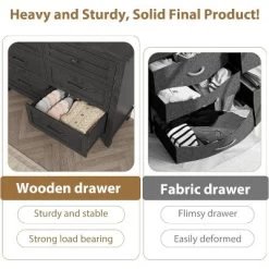 6 Dresser For Bedroom, 47" Wide Drawer Dresser With Storage Freestanding, Wooden Closet Storage Chest For Living Room, Bedroom, Entryway 15 6 Dresser For Bedroom, 47" Wide Drawer Dresser With Storage Freestanding, Wooden Closet Storage Chest For Living Room, Bedroom, Entryway -Garvee GUEST 9d03aa69 cd93 486c 873c 22879bcbae71