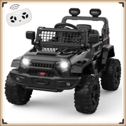 Garvee 12V Ride On Truck For Kids, Battery-Powered Car With Remote Control, Music, LED Lights & Suspension, For Ages 2-5 -Garvee GUEST 9d294352 c8a1 4391 994a 369ecd95e114